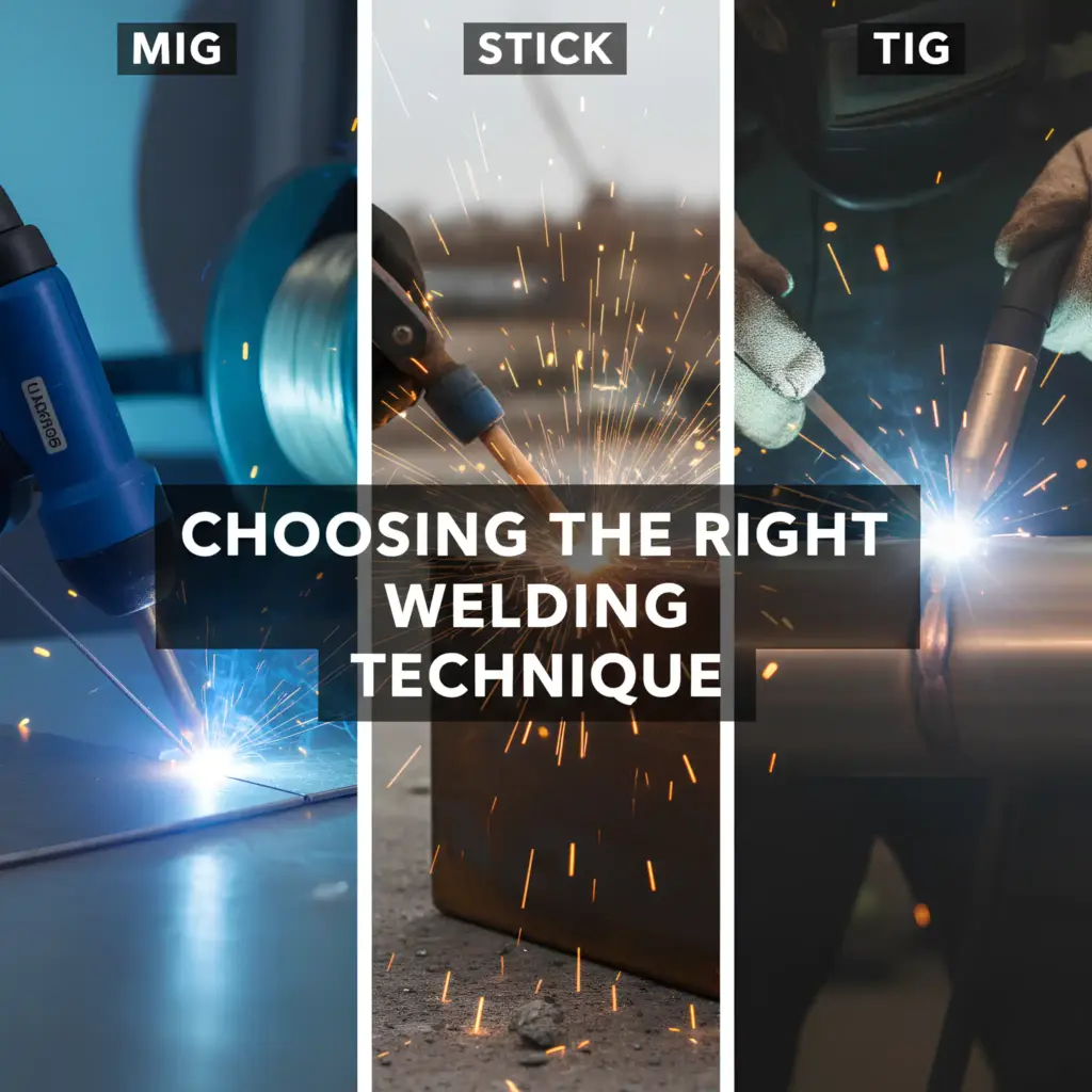choosing the right technique for welding.