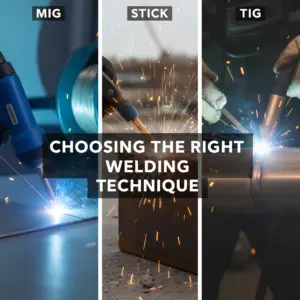 choosing the right technique for welding.