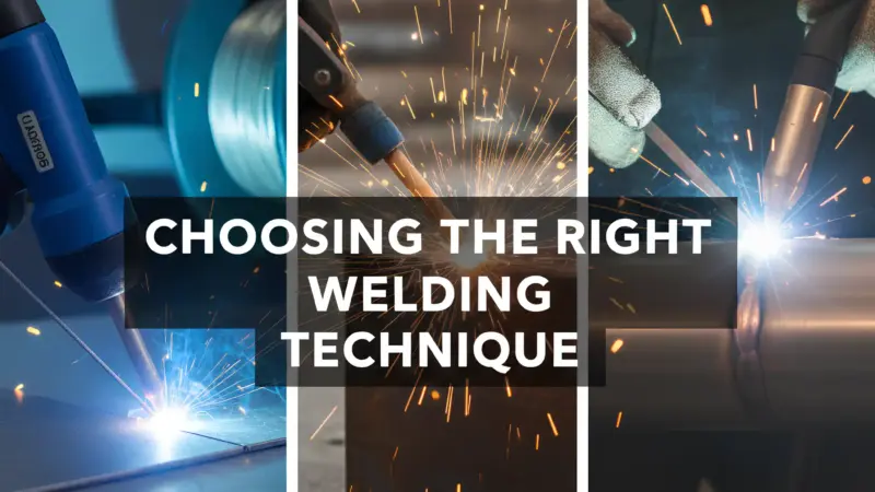 choosing the right technique for welding.
